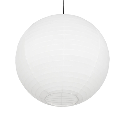 GLOBOSTAR® ROMINA 62005 Μοντέρνο Κρεμαστό Φωτιστικό Οροφής με Ντουί 1 x E27 AC 220-240V IP20 - Λευκό - Μ60 x Π60 x Υ60cm