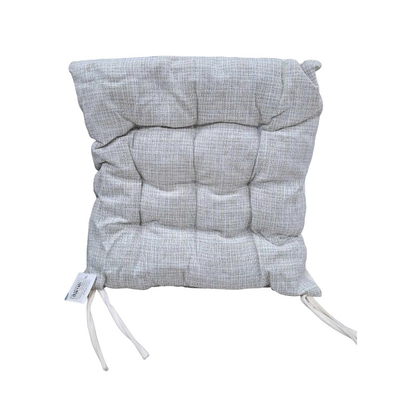 Μαξιλάρι καρέκλας διπλής όψης - 40x40cm - 720190 - White/Grey