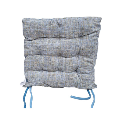 Μαξιλάρι καρέκλας διπλής όψης - 40x40cm - 720190 - Blue/Grey