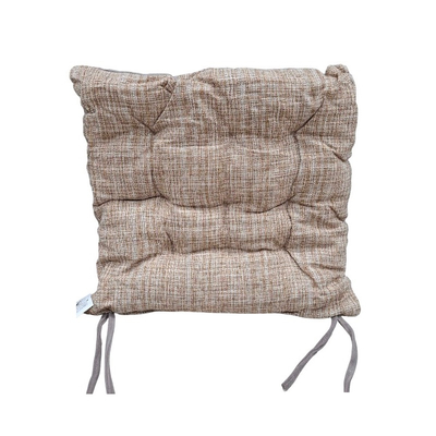 Μαξιλάρι καρέκλας διπλής όψης - 40x40cm - 720190 - Beige/Grey