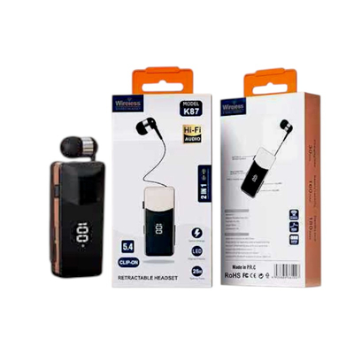 Ασύρματο ακουστικό Bluetooth - K87 - 814383 - Black