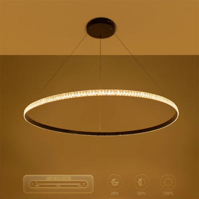 kelvo® DIAMOND KLV-101-0233 Κρεμαστό Φωτιστικό Οροφής LED 75W 7500lm 180° AC 220-240V IP20 Ρυθμιζόμενο Λευκό CCT με Χειριστήριο από 2700K έως 6000K Dimmable - Lumileds SMD Chip - Μαύρο Ματ - Μ100 x Π100 x Υ3cm - 3 Χρόνια Εγγύηση