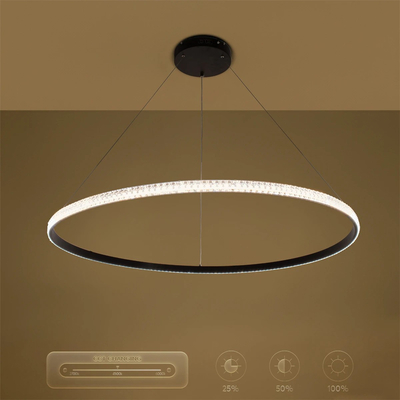 kelvo® DIAMOND KLV-101-0233 Κρεμαστό Φωτιστικό Οροφής LED 75W 7500lm 180° AC 220-240V IP20 Ρυθμιζόμενο Λευκό CCT με Χειριστήριο από 2700K έως 6000K Dimmable - Lumileds SMD Chip - Μαύρο Ματ - Μ100 x Π100 x Υ3cm - 3 Χρόνια Εγγύηση