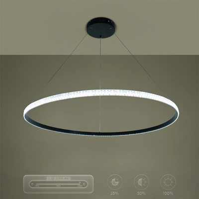 kelvo® DIAMOND KLV-101-0233 Κρεμαστό Φωτιστικό Οροφής LED 75W 7500lm 180° AC 220-240V IP20 Ρυθμιζόμενο Λευκό CCT με Χειριστήριο από 2700K έως 6000K Dimmable - Lumileds SMD Chip - Μαύρο Ματ - Μ100 x Π100 x Υ3cm - 3 Χρόνια Εγγύηση