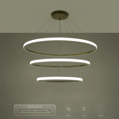 kelvo® DIAMOND KLV-101-0242 Κρεμαστό Φωτιστικό Οροφής LED 150W 15000lm 180° AC 220-240V IP20 Ρυθμιζόμενο Λευκό CCT με Χειριστήριο από 2700K έως 6000K Dimmable - Lumileds SMD Chip - Χρυσό Πλατίνα - Μ100 x Π100 x Υ100cm - 3 Χρόνια Εγγύηση