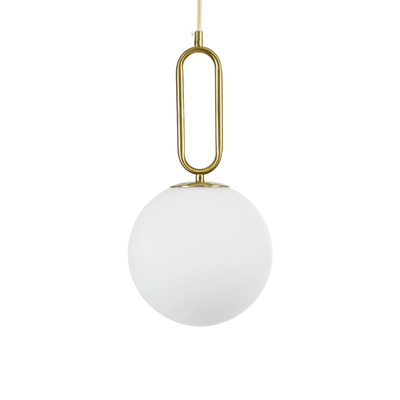 kelvo® BELLISSIMO KLV-101-0376 Κρεμαστό Φωτιστικό Οροφής για Λάμπα με Ντουί E27 AC 220-240V IP20 - Χρυσό Βούρτσας Πλατίνα & Λευκό - Μ20 x Π20 x Υ42cm