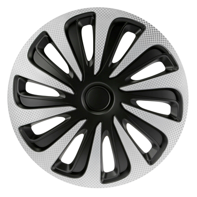 Lampa - Τάσι Αυτοκινήτου 14’’ Kojin Carbon TECH-ONE από υλικό ABS Ασημί / Μαύρο - 1 TEM (L3147.2)