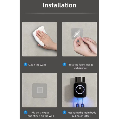 Βάση αποστείρωσης οδοντόβουρτσας - JX-5589 - 961028 - White