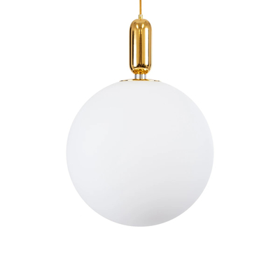 kelvo® ESTETICO KLV-101-0384 Κρεμαστό Φωτιστικό Οροφής για Λάμπα με Ντουί E27 AC 220-240V IP20 - Χρυσό Βούρτσας Πλατίνα & Λευκό - Μ40 x Π40 x Υ58cm