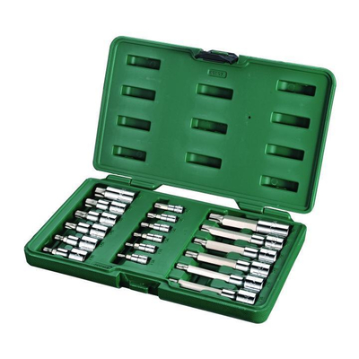 Σετ καρυδάκια μύτες torx 1/4" & 1/2” 18τεμ.

6 - 1/4” καρυδάκια Torx μύτες T10, T15, T20, T25, T30, T40
6 - 1/2” καρυδάκια Torx μύτες 50L T30, T40, T45, T50, T55, T60
6 - 1/2” καρυδάκια Torx  μύτες 100L T30, T40, T45, T50, T55, T60 / ST09052SJ