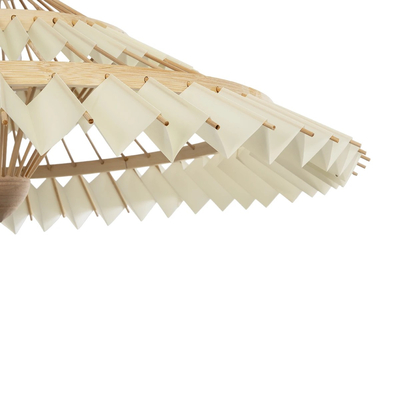 GLOBOSTAR® VENTALIA 999-0067 Boho Κρεμαστό Φωτιστικό Οροφής με Ντουί 1 x E27 AC 220-240V IP20 - Μπεζ - Μ60 x Π60 x Υ30cm