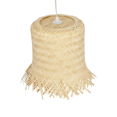 GLOBOSTAR® HAWAII 999-0125 Boho Κρεμαστό Φωτιστικό Οροφής με Ντουί 1 x E27 AC 220-240V IP20 - Μπεζ - Μ30 x Π30 x Υ30cm