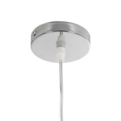 GLOBOSTAR® SASSO 999-0201 Boho Κρεμαστό Φωτιστικό Οροφής με Ντουί 1 x E27 AC 220-240V IP20 - Μπεζ - Μ50 x Π50 x Y23cm