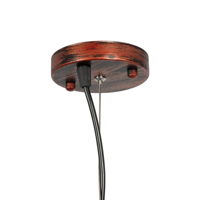 GLOBOSTAR® CUBE 999-0216 Μοντέρνο Κρεμαστό Φωτιστικό Οροφής με Ντουί 1 x E27 AC 220-240V IP20 - Χάλκινο - Μ70 x Π70 x Υ87cm