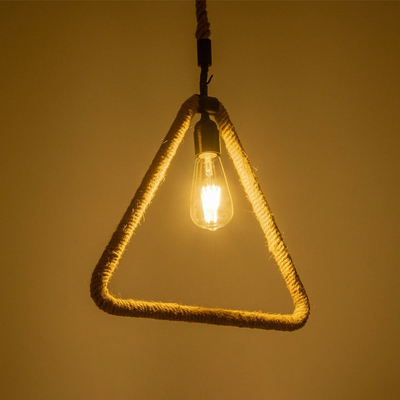 GLOBOSTAR® MALVERN 999-0235 Vintage Κρεμαστό Φωτιστικό Οροφής με Ντουί 1 x E27 AC 220-240V IP20 - Μαύρο & Μπεζ - Μ38 x Π4 x Υ42.5cm