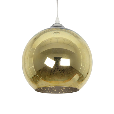 GLOBOSTAR® SATURN 999-0147 Μοντέρνο Κρεμαστό Φωτιστικό Οροφής με Ντουί 1 x E27 AC 220-240V IP20 - Πολύχρωμο - Μ25 x Π25 x Υ22cm