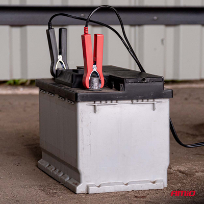 Amio - Φορτιστής Μπαταρίας Ψηφιακός DBC-4A WET AGM GEL τάση λειτουργίας 6/12V ένταση ρεύματος 4A για Επιβατικά Αυτοκίνητα και Μοτοσυκλέτες - 1 τεμ. (04523/AM)