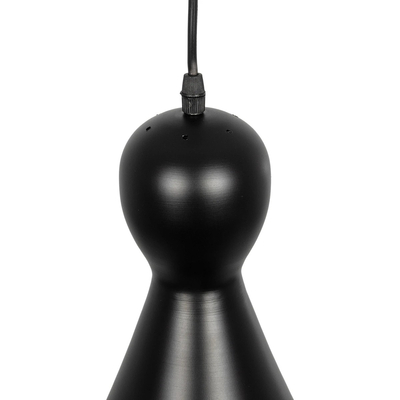 GLOBOSTAR® CARNEL 999-0110 Vintage Κρεμαστό Φωτιστικό Οροφής με Ντουί 1 x E27 AC 220-240V IP20 - Μαύρο - Μ26 x Π26 x Υ70cm