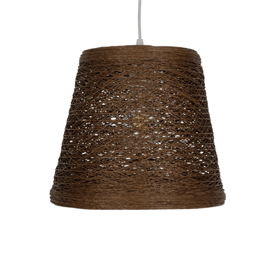 GLOBOSTAR® PLAYROOM 999-0145 Vintage Κρεμαστό Φωτιστικό Οροφής με Ντουί 1 x E27 AC 220-240V IP20 - Καφέ - Μ30 x Π30 x Υ30cm