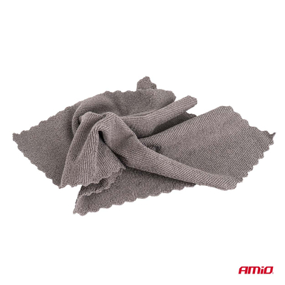 Amio - Σετ Πανιά Μικροϊνών (Microfiber) διαστάσεων 30x30cm με πυκνότητα 210g/m² σε συσκευασία 50 τεμαχίων για Επιβατικά Αυτοκίνητα και Οικιακή Χρήση - 50 τεμ. (04492/AM)