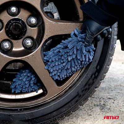 Amio - Βούρτσα Καθαρισμού Ζαντών διάσταση 7x7x37cm υλικό Σενίλ Μικροΐνες - 1 Τεμάχιο (04726/AM)