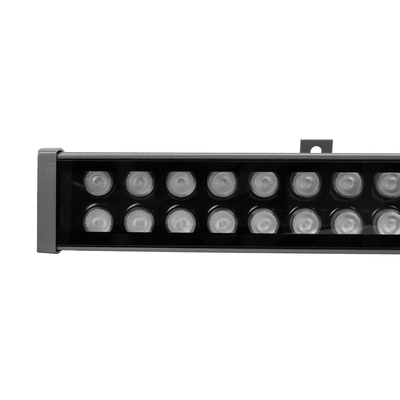 GLOBOSTAR® WASHERMOZA 90168 Μπάρα Φωτισμού Wall Washer LED 72W 6120lm 10-30° DC 24V Αδιάβροχο IP66 Μπλε Dimmable - Bridgelux SMD Chip - Γκρι Ανθρακί - Μ100 x Π7.4 x Υ7cm - 3 Χρόνια Εγγύηση