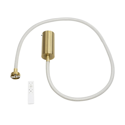 kelvo® GLOW KLV-101-0155-V2 Φωτιστικό Οροφής / Απλίκα LED 27W 2700lm 360° AC 220-240V IP20 Ρυθμιζόμενο Λευκό CCT με Χειριστήριο από 2700K έως 6000K Dimmable - Lumileds SMD Chip - Χρυσό Πλατίνα - Μ90 x Π9 x Υ95cm - 3 Χρόνια Εγγύηση