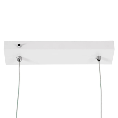 kelvo® LINARIA KLV-101-0259 Κρεμαστό Φωτιστικό Οροφής LED 72W 7200lm 180° AC 220-240V IP20 Ρυθμιζόμενο Λευκό CCT με Χειριστήριο από 2700K έως 6000K Dimmable - Lumileds SMD Chip - Λευκό Ματ - Μ220 x Π4 x Υ25cm - 3 Χρόνια Εγγύηση