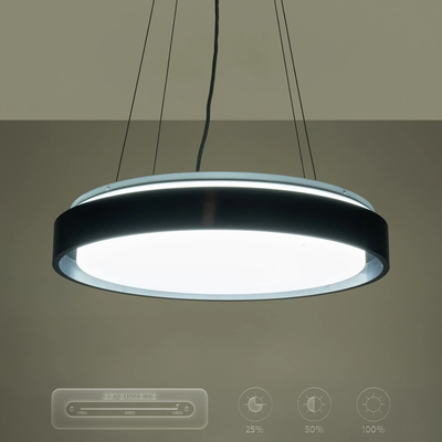 kelvo® BARCHETTA KLV-101-0265 Κρεμαστό Φωτιστικό Οροφής LED 72W 7200lm 120° AC 220-240V IP20 Ρυθμιζόμενο Λευκό CCT με Χειριστήριο από 2700K έως 6000K Dimmable - Lumileds SMD Chip - Μαύρο Ματ - Μ48 x Π48 x Υ8.2cm - 3 Χρόνια Εγγύηση