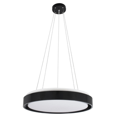 kelvo® BARCHETTA KLV-101-0265 Κρεμαστό Φωτιστικό Οροφής LED 72W 7200lm 120° AC 220-240V IP20 Ρυθμιζόμενο Λευκό CCT με Χειριστήριο από 2700K έως 6000K Dimmable - Lumileds SMD Chip - Μαύρο Ματ - Μ48 x Π48 x Υ8.2cm - 3 Χρόνια Εγγύηση