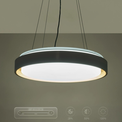 kelvo® BARCHETTA KLV-101-0267 Κρεμαστό Φωτιστικό Οροφής LED 72W 7200lm 120° AC 220-240V IP20 Ρυθμιζόμενο Λευκό CCT με Χειριστήριο από 2700K έως 6000K Dimmable - Lumileds SMD Chip - Λευκό & Σαμπανιζέ Χρυσό Ματ - Μ48 x Π48 x Υ8.2cm - 3 Χρόνια Εγγύηση