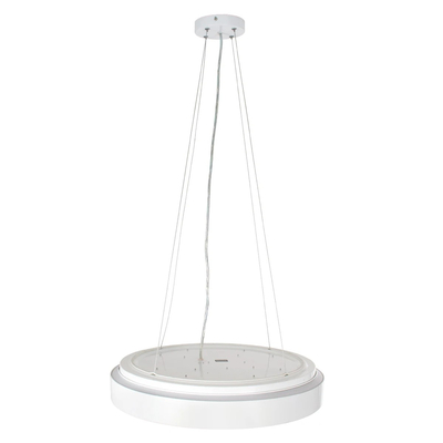 kelvo® BARCHETTA KLV-101-0267-V2 Φωτιστικό Οροφής LED 72W 7200lm 120° AC 220-240V IP20 Ρυθμιζόμενο Λευκό CCT με Χειριστήριο από 2700K έως 6000K Dimmable - Lumileds SMD Chip - Λευκό & Σαμπανιζέ Χρυσό Ματ - Μ48 x Π48 x Υ8.2cm - 3 Χρόνια Εγγύηση