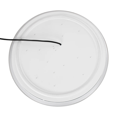 kelvo® BARCHETTA KLV-101-0267-V2 Φωτιστικό Οροφής LED 72W 7200lm 120° AC 220-240V IP20 Ρυθμιζόμενο Λευκό CCT με Χειριστήριο από 2700K έως 6000K Dimmable - Lumileds SMD Chip - Λευκό & Σαμπανιζέ Χρυσό Ματ - Μ48 x Π48 x Υ8.2cm - 3 Χρόνια Εγγύηση