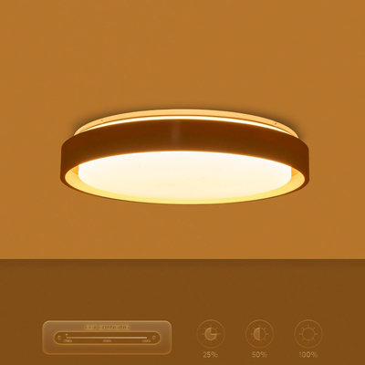 kelvo® BARCHETTA KLV-101-0267-V2 Φωτιστικό Οροφής LED 72W 7200lm 120° AC 220-240V IP20 Ρυθμιζόμενο Λευκό CCT με Χειριστήριο από 2700K έως 6000K Dimmable - Lumileds SMD Chip - Λευκό & Σαμπανιζέ Χρυσό Ματ - Μ48 x Π48 x Υ8.2cm - 3 Χρόνια Εγγύηση