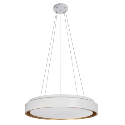 kelvo® BARCHETTA KLV-101-0267-V2 Φωτιστικό Οροφής LED 72W 7200lm 120° AC 220-240V IP20 Ρυθμιζόμενο Λευκό CCT με Χειριστήριο από 2700K έως 6000K Dimmable - Lumileds SMD Chip - Λευκό & Σαμπανιζέ Χρυσό Ματ - Μ48 x Π48 x Υ8.2cm - 3 Χρόνια Εγγύηση