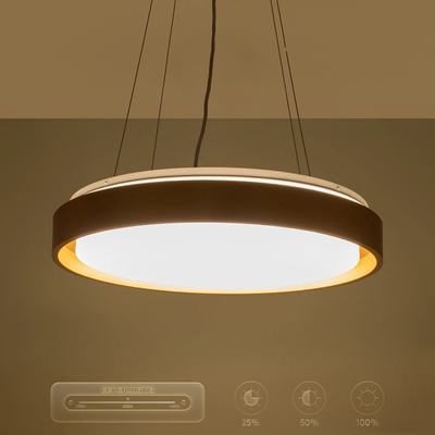 kelvo® BARCHETTA KLV-101-0268 Κρεμαστό Φωτιστικό Οροφής LED 72W 7200lm 120° AC 220-240V IP20 Ρυθμιζόμενο Λευκό CCT με Χειριστήριο από 2700K έως 6000K Dimmable - Lumileds SMD Chip - Σαμπανιζέ Χρυσό Ματ - Μ48 x Π48 x Υ8.2cm - 3 Χρόνια Εγγύηση