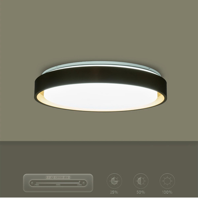 kelvo® BARCHETTA KLV-101-0268-V2 Φωτιστικό Οροφής LED 72W 7200lm 120° AC 220-240V IP20 Ρυθμιζόμενο Λευκό CCT με Χειριστήριο από 2700K έως 6000K Dimmable - Lumileds SMD Chip - Σαμπανιζέ Χρυσό Ματ - Μ48 x Π48 x Υ8.2cm - 3 Χρόνια Εγγύηση