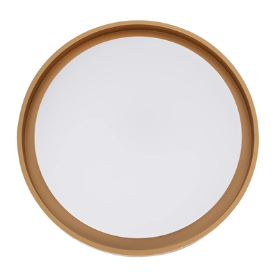 kelvo® BARCHETTA KLV-101-0268-V2 Φωτιστικό Οροφής LED 72W 7200lm 120° AC 220-240V IP20 Ρυθμιζόμενο Λευκό CCT με Χειριστήριο από 2700K έως 6000K Dimmable - Lumileds SMD Chip - Σαμπανιζέ Χρυσό Ματ - Μ48 x Π48 x Υ8.2cm - 3 Χρόνια Εγγύηση