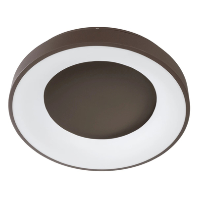 kelvo® SALEM KLV-101-0280 Φωτιστικό Οροφής LED 75W 7500lm 120° AC 220-240V IP20 Ρυθμιζόμενο Λευκό CCT με Χειριστήριο από 2700K έως 6000K Dimmable - Lumileds SMD Chip - Καφέ Ματ - Μ45 x Π45 x Υ8.5cm - 3 Χρόνια Εγγύηση