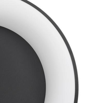 kelvo® SALEM KLV-101-0281 Φωτιστικό Οροφής LED 105W 10500lm 120° AC 220-240V IP20 Ρυθμιζόμενο Λευκό CCT με Χειριστήριο από 2700K έως 6000K Dimmable - Lumileds SMD Chip - Μαύρο Ματ - Μ60 x Π60 x Υ8.5cm - 3 Χρόνια Εγγύηση