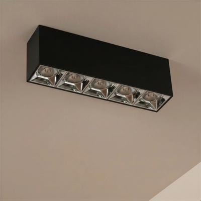 kelvo® LUMINAR KLV-101-0333 Φωτιστικό Downlight Σποτ LED 20W 2800lm 36° AC 220-240V IP20 Φυσικό Λευκό 4500K - Osram SMD Chip & TÜV SÜD Driver - Μαύρο Ματ - Μ19.5 x Π4.2 x Υ6.6cm - 5 Χρόνια Εγγύηση