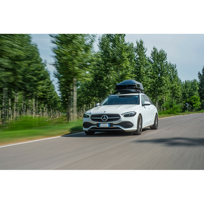 Nordrive - Μπαγκαζιέρα οροφής Box 480 lt μαύρη/γυαλιστερή 155.5x89.5x52 cm - 1 τεμ. (L.N60046)