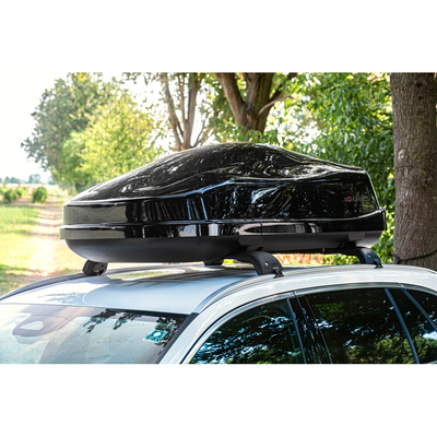 Nordrive - Μπαγκαζιέρα οροφής Box 480 lt μαύρη/γυαλιστερή 155.5x89.5x52 cm - 1 τεμ. (L.N60046)