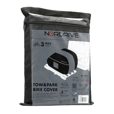 Nordrive - Κουκούλα/κάλυμμα για 3 ποδήλατα 190x50x130cm για βάση κοτσαδόρου Tow & Park Bike Cover - 1 τεμ. (L.N60058)