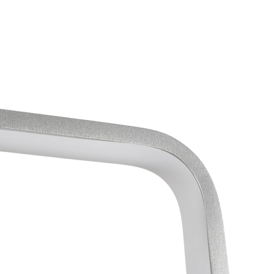 GLOBOSTAR® NEROBA 61304 Μοντέρνο Κρεμαστό Φωτιστικό Οροφής LED 18W 1980lm 360° AC 220-240V IP20 Ρυθμιζόμενο Λευκό CCT με On/Off 2700K/4500K/6000K - Lumileds SMD Chip - Νίκελ Βούρτσας - Μ29 x Π2 x Υ36cm - 3 Χρόνια Εγγύηση