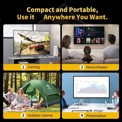 Κονσόλα παιχνιδιών & multimedia με προτζέκτορα και 2 χειριστήρια - HCS-350 MAX - 812921