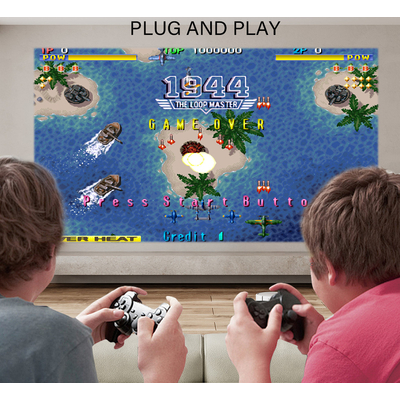 Κονσόλα παιχνιδιών & multimedia με προτζέκτορα και 2 χειριστήρια - S40 Ultra - 812945