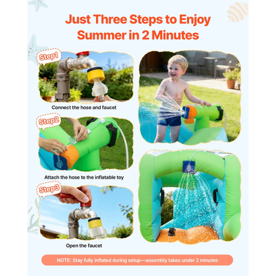 Φουσκωτό Σπιτάκι Αναπηδήσεων VEVOR, Νεροτσουλήθρα Φουσκωτού Σπιτιού Αναπηδήσεων 11,3 x 12,3 x 7,0 ft, Κάστρο-Ρηλάξ με Αναπηδήσεις, Μπάλα Μπάσκετ, Πισίνα με Νερό & Ρίψη Ρινγκ Νερού, για 3 έως 4 παιδιά ηλικίας 3 έως 8 ετών