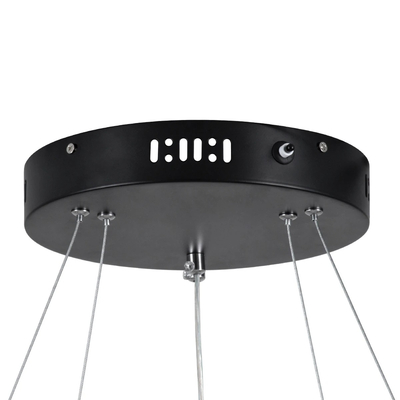 kelvo® DIAMOND KLV-101-0235-V2 Κρεμαστό Φωτιστικό Οροφής LED 75W 7500lm 360° AC 220-240V IP20 Ρυθμιζόμενο Λευκό CCT με Χειριστήριο από 2700K έως 6000K Dimmable - Lumileds SMD Chip - Μαύρο Ματ - Μ60 x Π60 x Υ40cm - 3 Χρόνια Εγγύηση