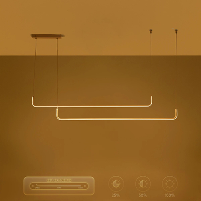 kelvo® LINARIA KLV-101-0259-V2 Κρεμαστό Φωτιστικό Οροφής LED 72W 7200lm 180° AC 220-240V IP20 Ρυθμιζόμενο Λευκό CCT με Χειριστήριο από 2700K έως 6000K Dimmable - Lumileds SMD Chip - Λευκό Ματ - Μ220 x Π4 x Υ25cm - 3 Χρόνια Εγγύηση